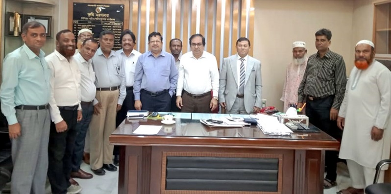 ভূমি মন্ত্রণালয়ের সিনিয়র সচিবেরসাথে বাংলাদেশ সেক্রেটারিয়েট সার্ভিস এসোসিয়েশনের মতবিনিময় 